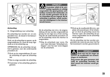 2008-2009 Fiat Sedici Gebruikershandleiding | Nederlands
