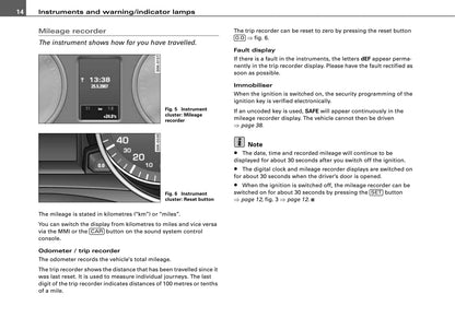2007-2012 Audi S5 Owner's Manual | English