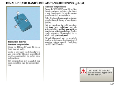 2005-2006 Renault Laguna Gebruikershandleiding | Nederlands