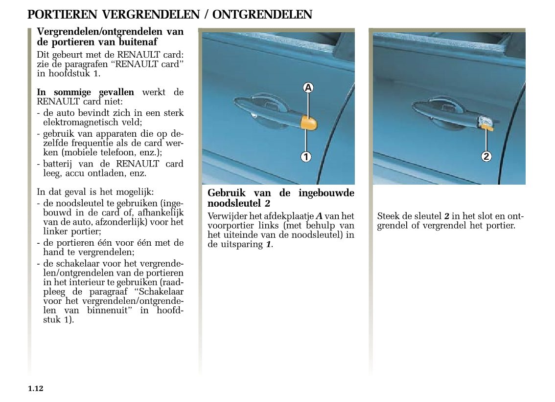 2005-2006 Renault Laguna Gebruikershandleiding | Nederlands