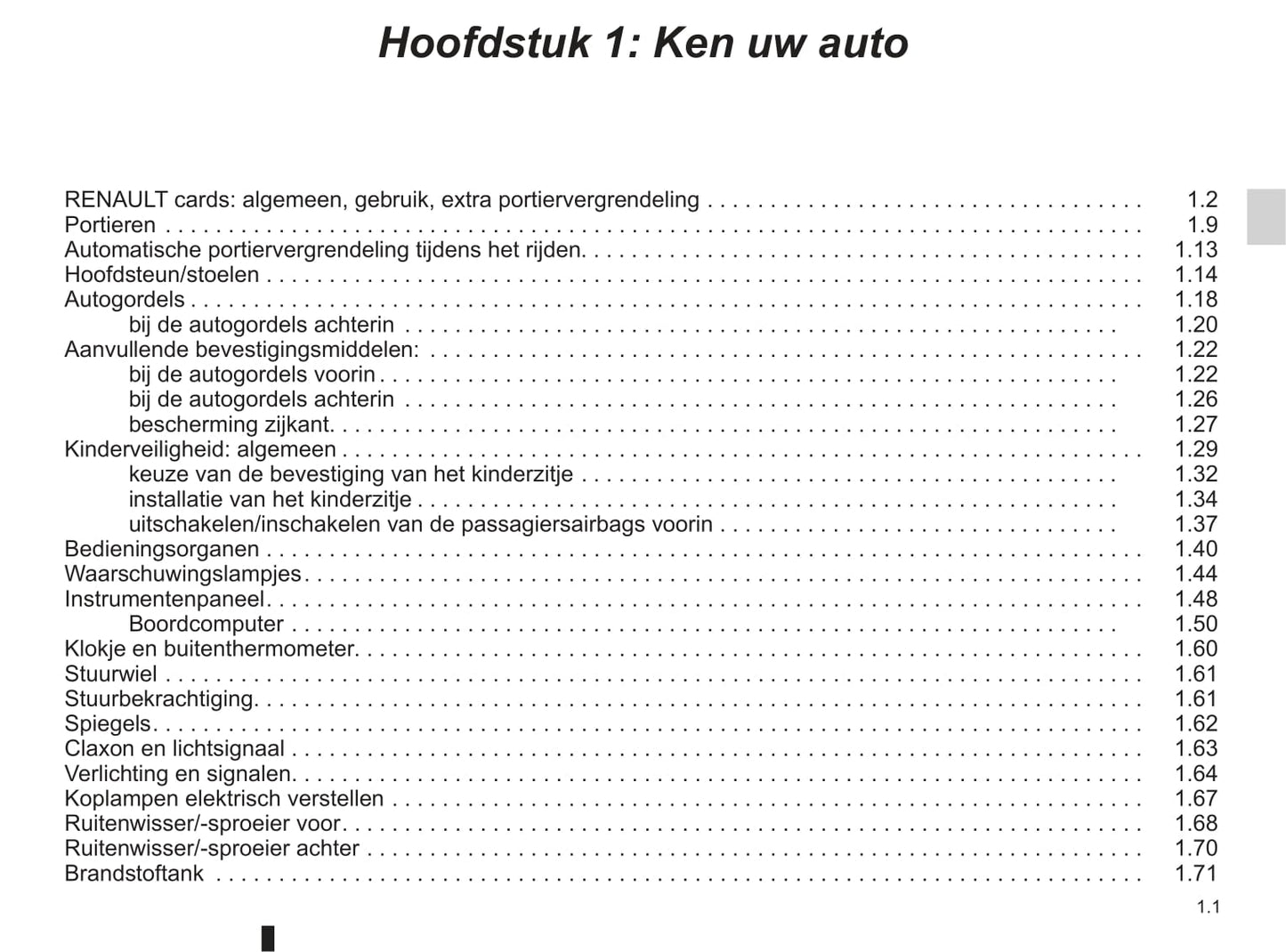 2010-2011 Renault Koleos Gebruikershandleiding | Nederlands
