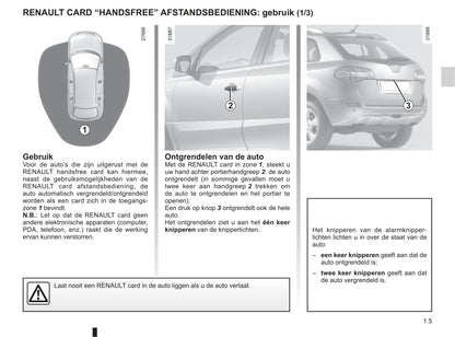 2010-2011 Renault Koleos Owner's Manual | Dutch