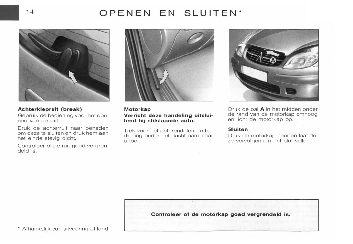 2001-2002 Citroën C5 Gebruikershandleiding | Nederlands