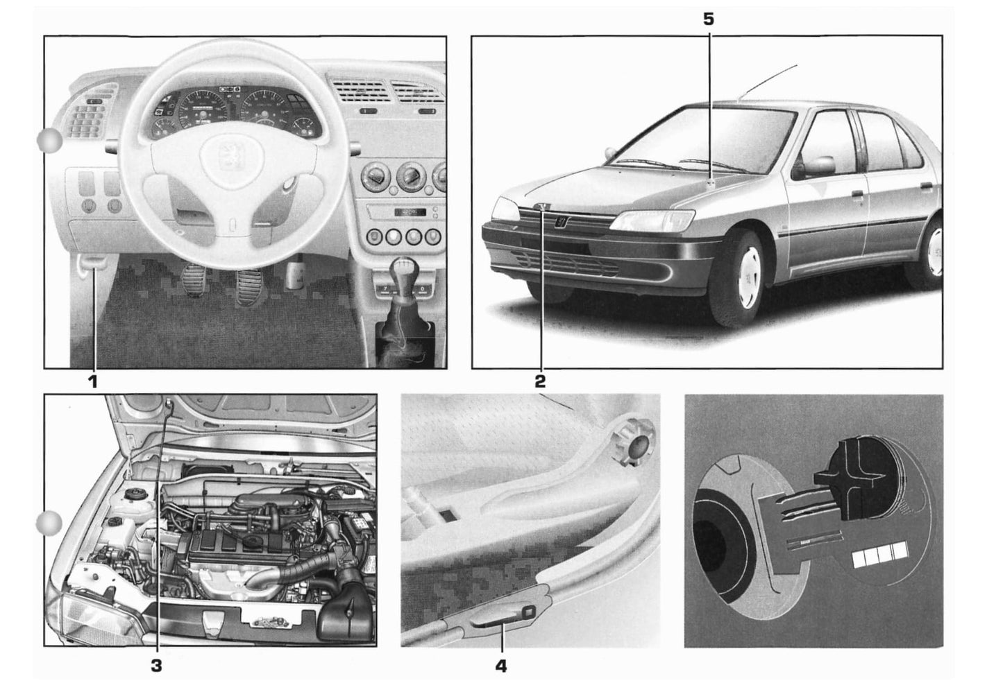 1994-1997 Peugeot 306 Manuel du propriétaire | Néerlandais