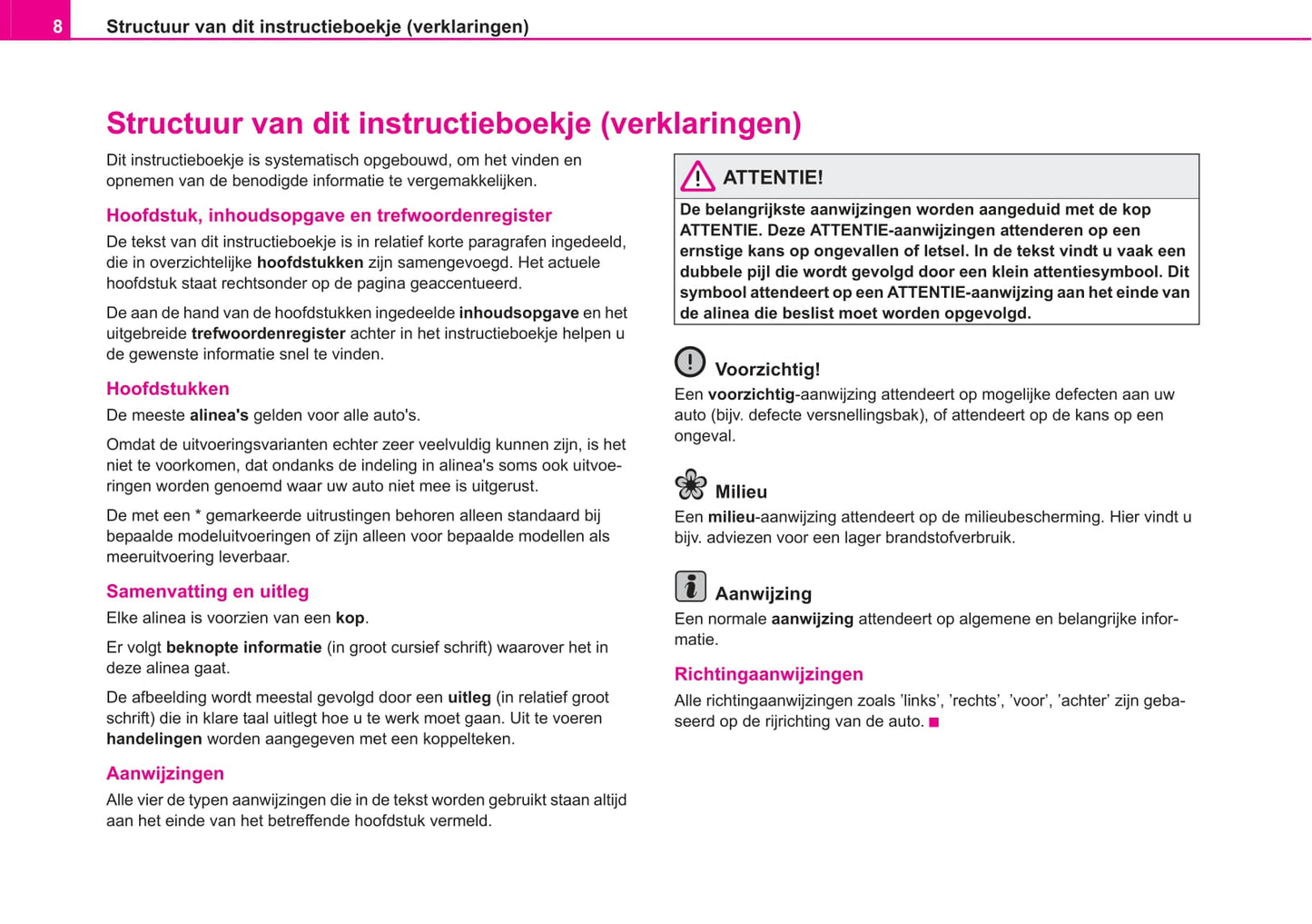 2005-2006 Skoda Fabia Owner's Manual | Dutch