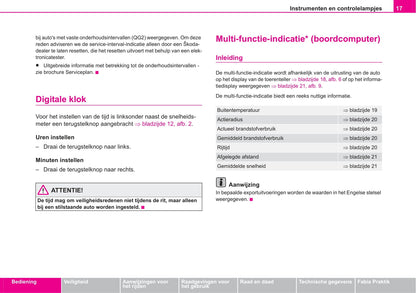 2004-2007 Skoda Fabia Bedienungsanleitung | Niederländisch