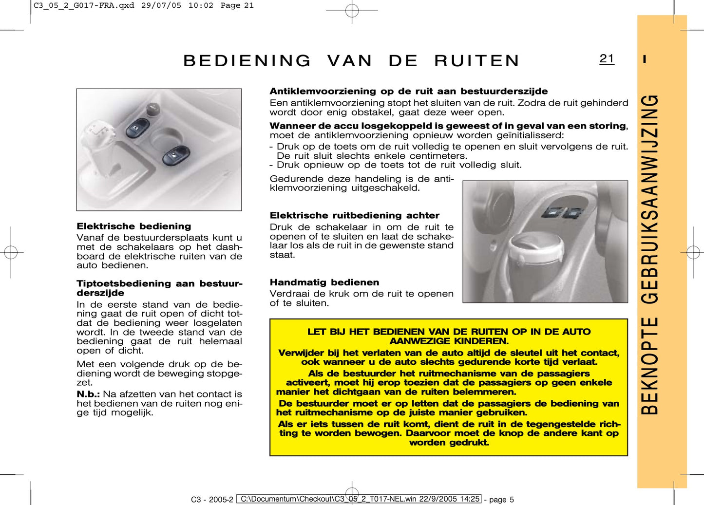 2005-2007 Citroën C3 Gebruikershandleiding | Nederlands