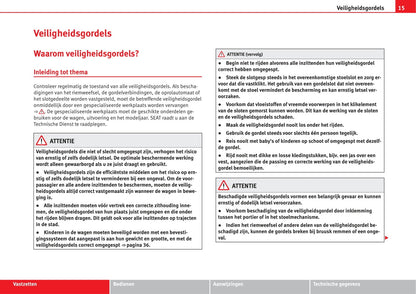 2010-2015 Seat Alhambra Owner's Manual | Dutch