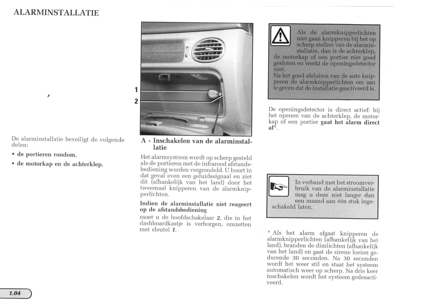 1997-1998 Renault Mégane Cabrio Owner's Manual | Dutch