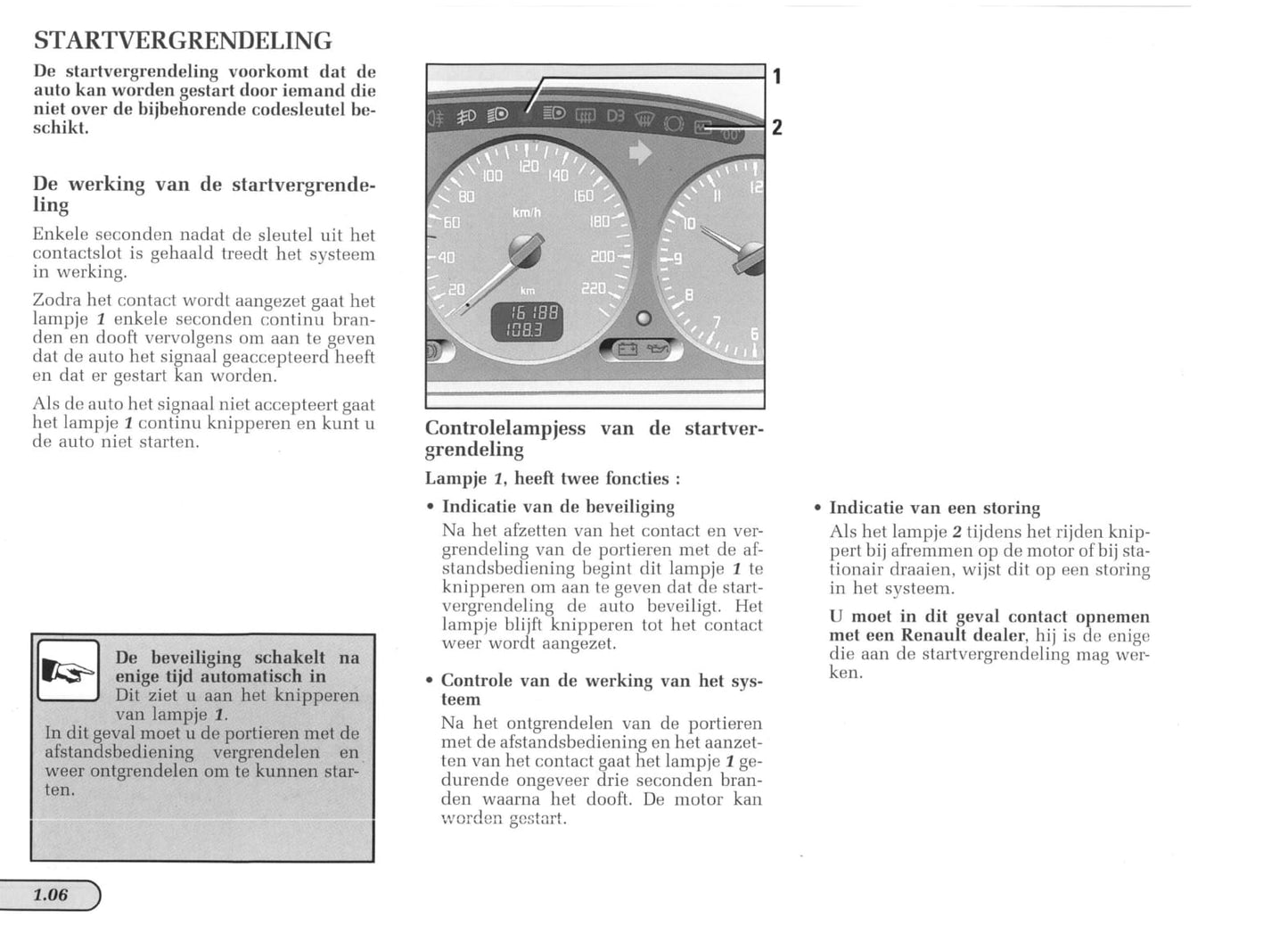 1997-1998 Renault Mégane Cabrio Owner's Manual | Dutch
