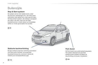2013-2014 Peugeot 2008 Owner's Manual | Dutch