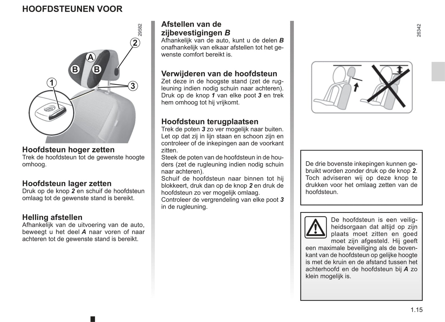 2011-2012 Renault Scénic Owner's Manual | Dutch