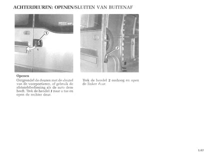 1999-2000 Renault Master Gebruikershandleiding | Nederlands