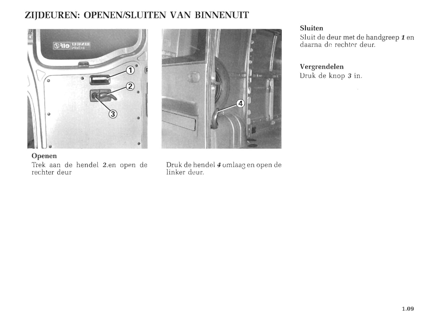 1999-2000 Renault Master Bedienungsanleitung | Niederländisch