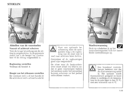 1999-2000 Renault Master Bedienungsanleitung | Niederländisch