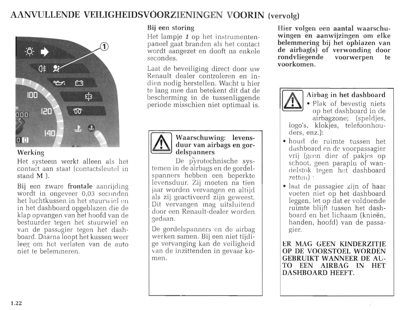 1999-2000 Renault Master Gebruikershandleiding | Nederlands