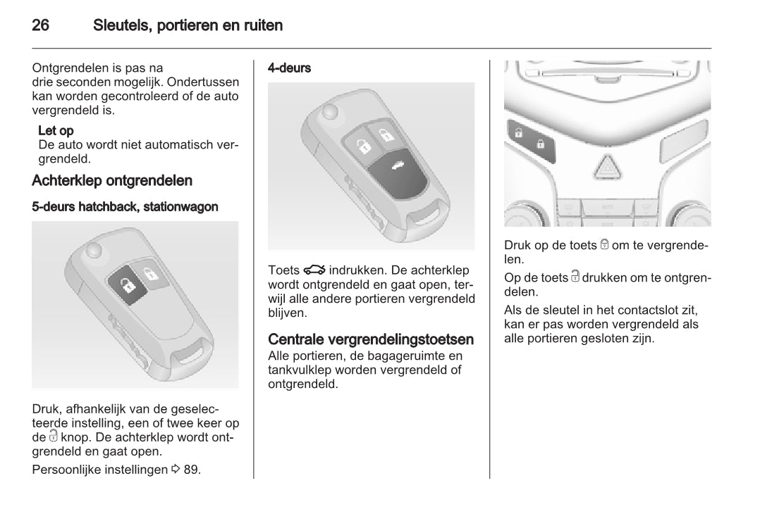 2012-2014 Chevrolet Cruze Owner's Manual | Dutch