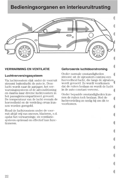 1997-2008 Ford Ka Bedienungsanleitung | Niederländisch