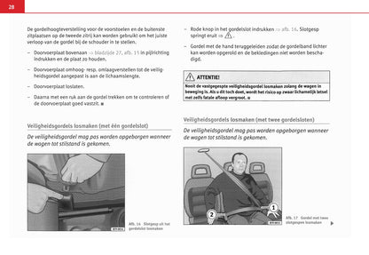 2000-2010 Seat Alhambra Owner's Manual | Dutch