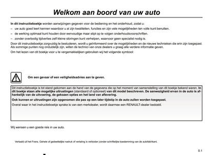 2012 Renault Clio Bedienungsanleitung | Niederländisch