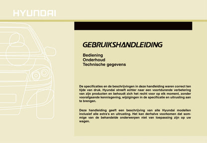 2012-2013 Hyundai i40 Bedienungsanleitung | Niederländisch
