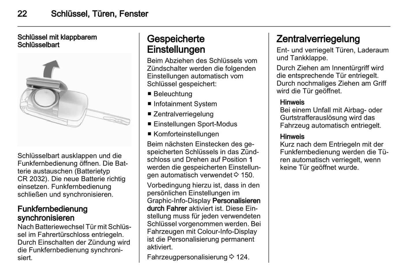2011-2012 Opel Astra Owner's Manual | German