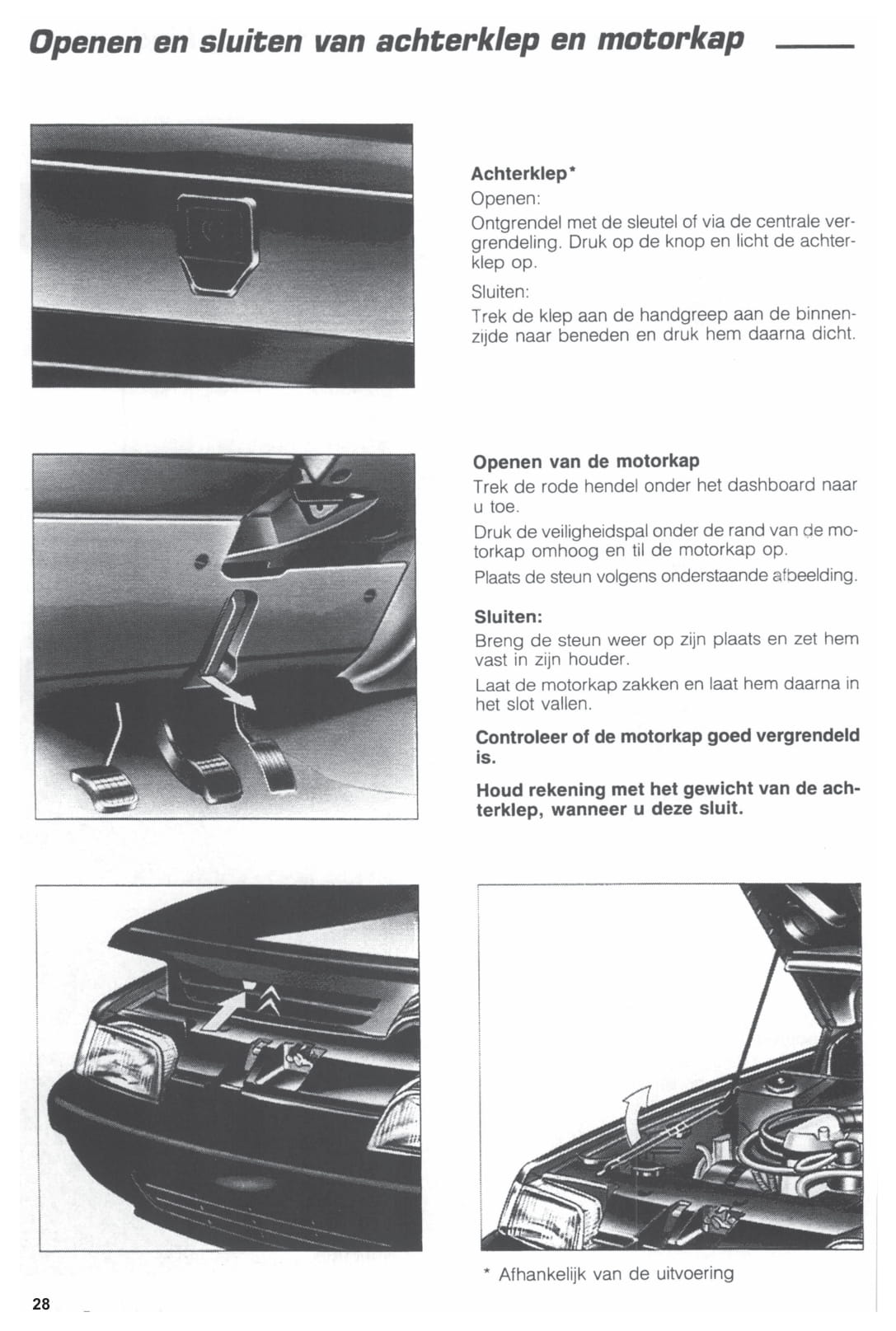 1994-1996 Citroën ZX Bedienungsanleitung | Niederländisch