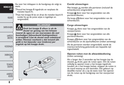 2014-2015 Fiat Fiorino Bedienungsanleitung | Niederländisch