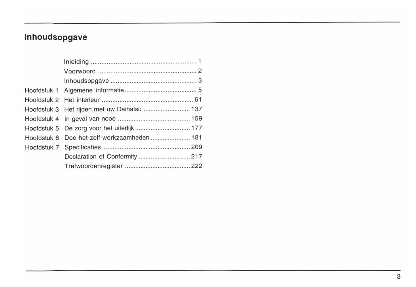 2006-2015 Daihatsu Terios Gebruikershandleiding | Nederlands