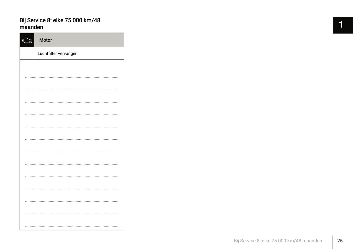 Onderhoudsboekje voor Mercedes-Benz CLA 2013 - 2019