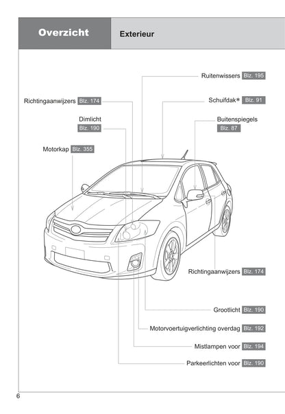 2010-2011 Toyota Auris Hybrid Gebruikershandleiding | Nederlands