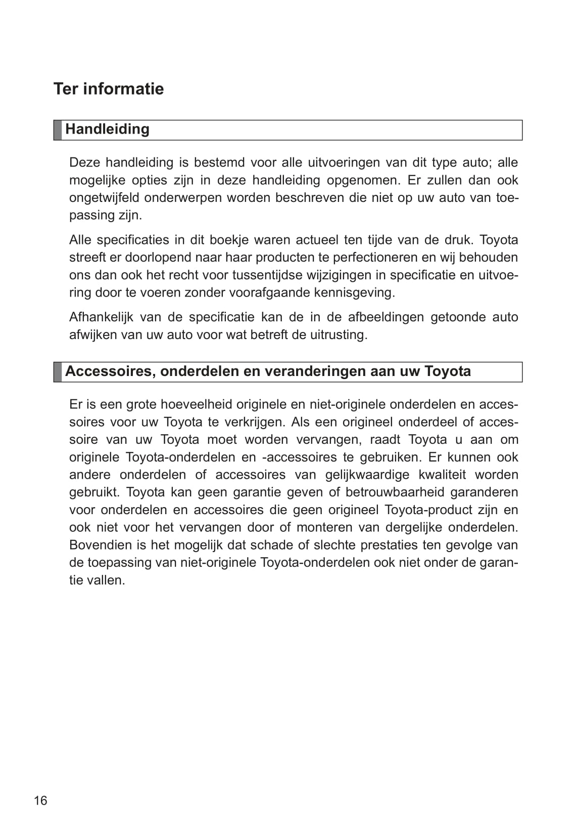 2010-2011 Toyota Auris Hybrid Gebruikershandleiding | Nederlands