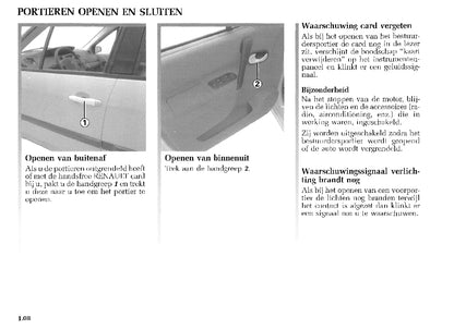 2003-2004 Renault Scenic Owner's Manual | Dutch