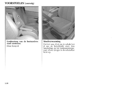 2003-2004 Renault Scenic Owner's Manual | Dutch