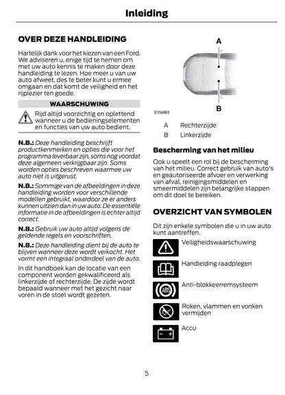 2012-2013 Ford Transit Custom Bedienungsanleitung | Niederländisch