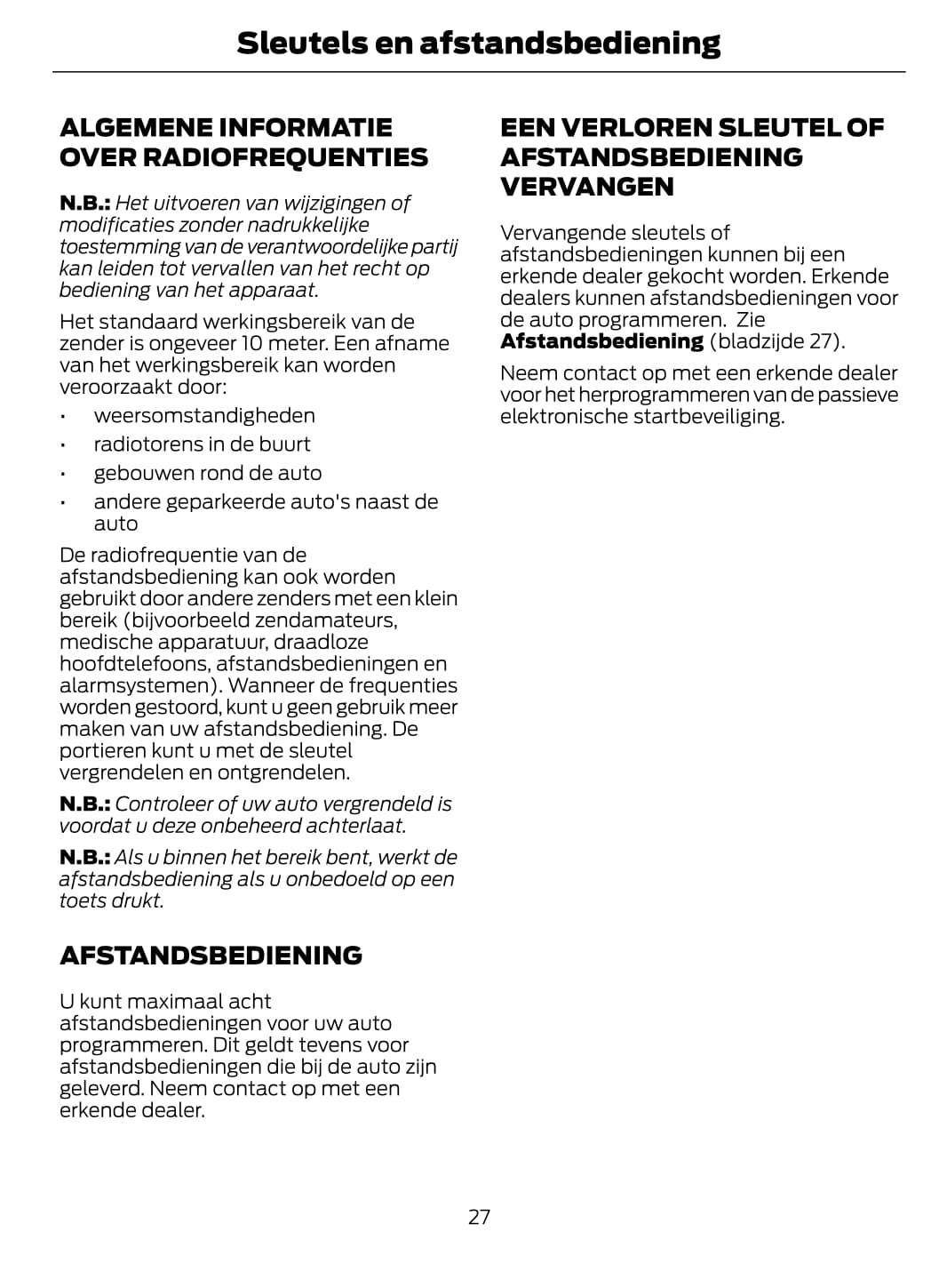 2012-2013 Ford Transit Custom Bedienungsanleitung | Niederländisch