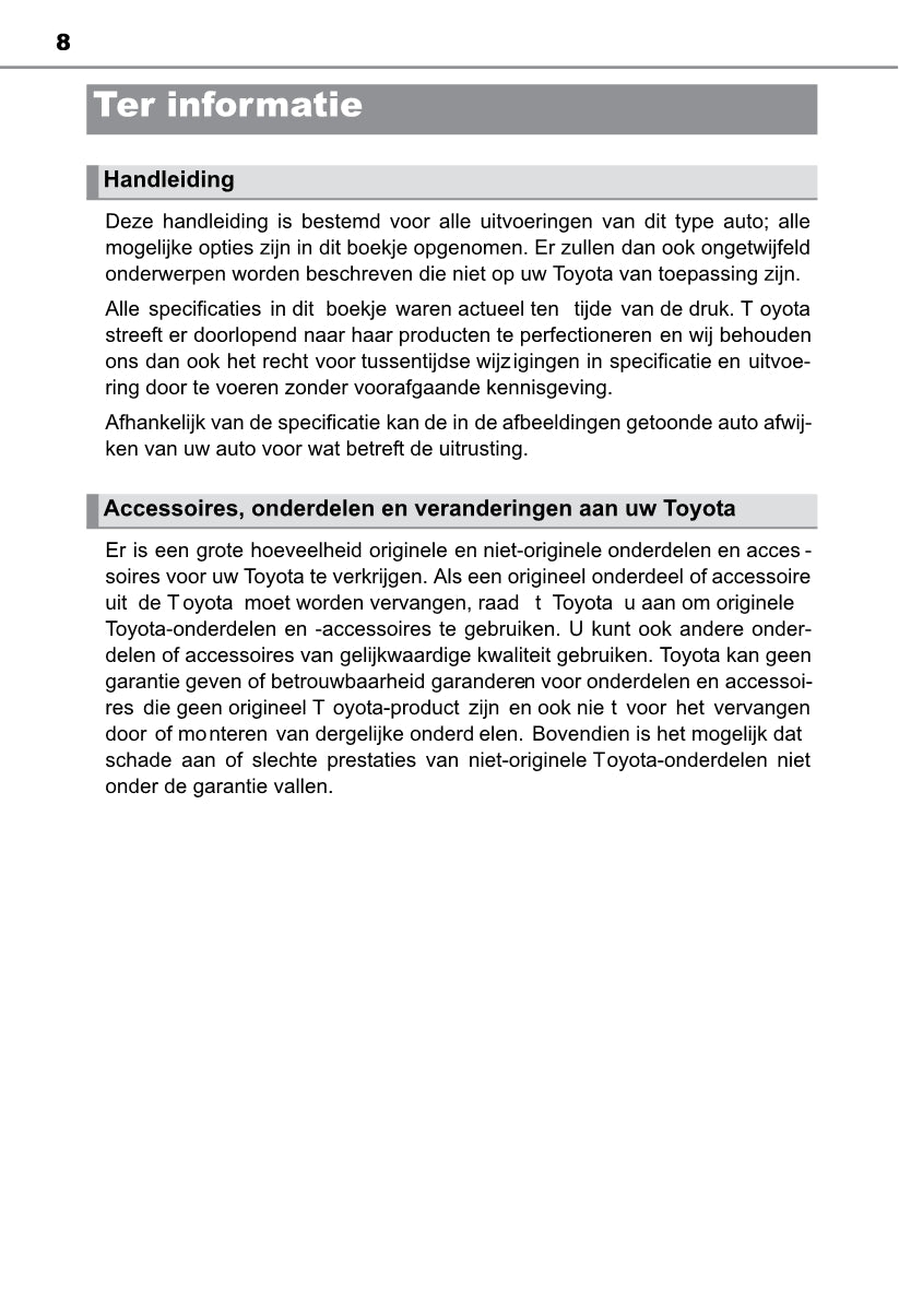 2013-2014 Toyota Auris Touring Sports Gebruikershandleiding | Nederlands