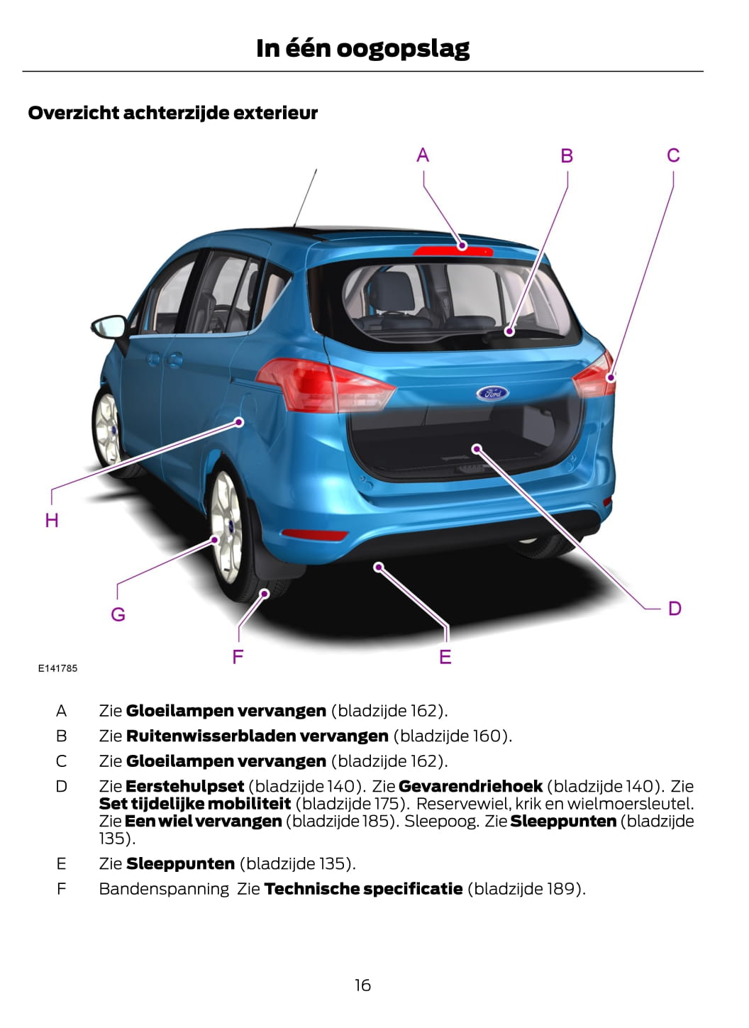 2012-2014 Ford B-Max Gebruikershandleiding | Nederlands