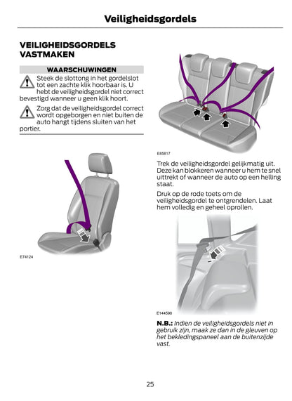 2012-2014 Ford B-Max Owner's Manual | Dutch