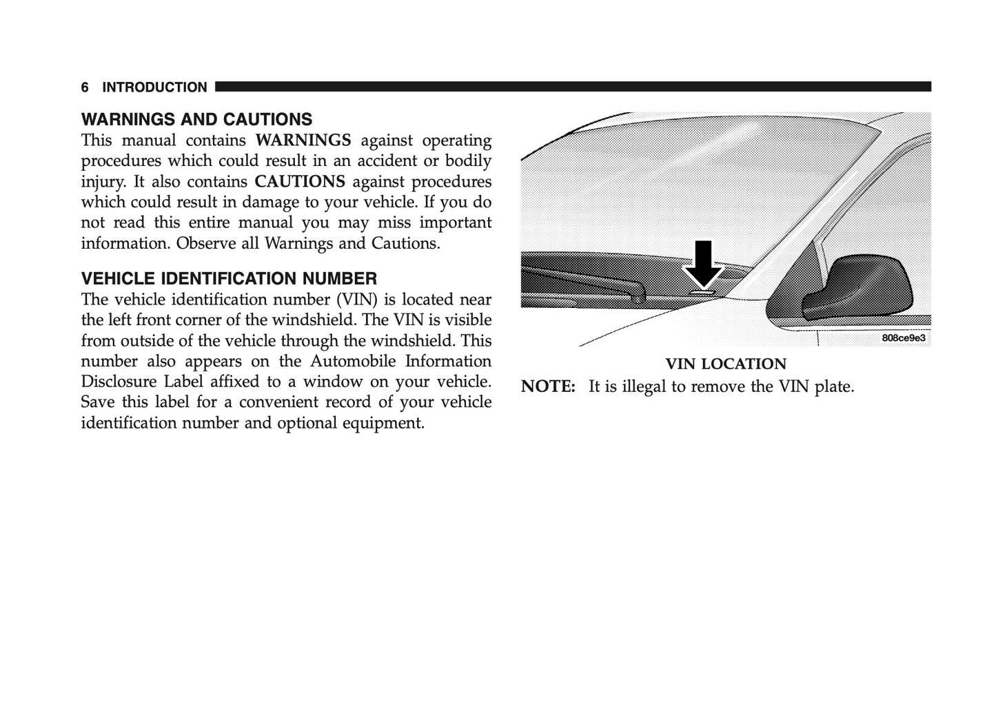 2006 Dodge Charger SRT8 Gebruikershandleiding | Engels