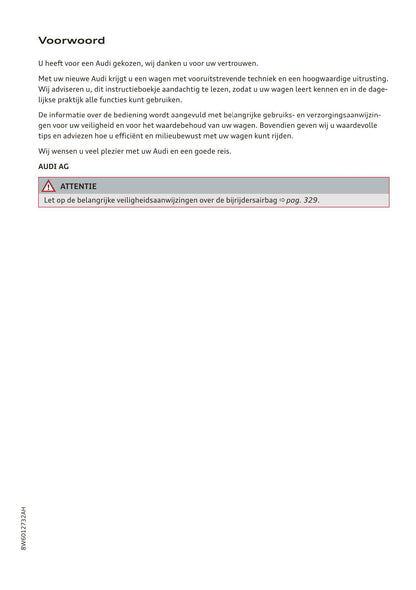 2017-2020 Audi A5/A5 Cabriolet/A5 Coupé/A5 Sportback/A5 Sportback g-tron Owner's Manual | Dutch