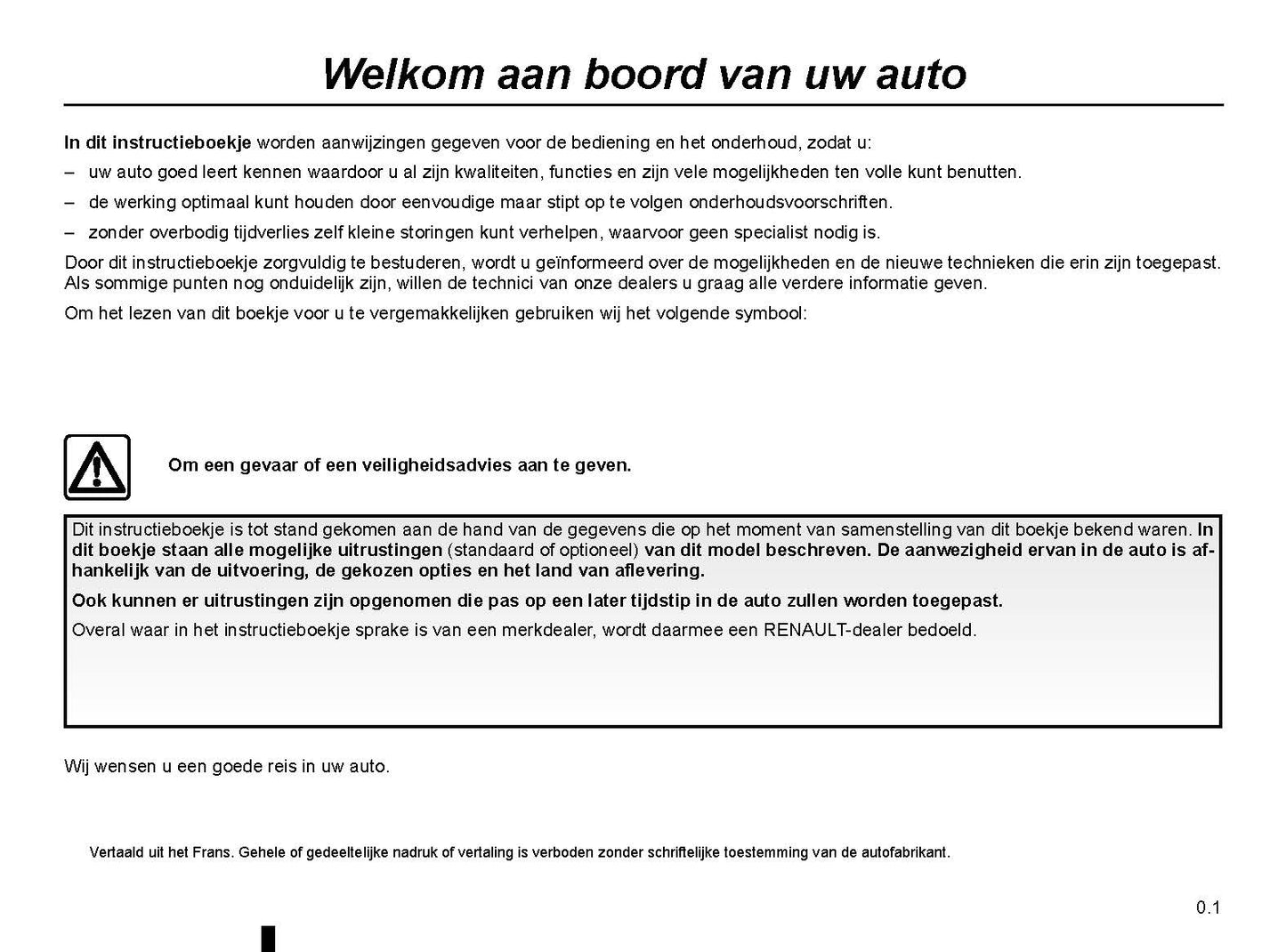 2014-2016 Renault Captur Owner's Manual | Dutch