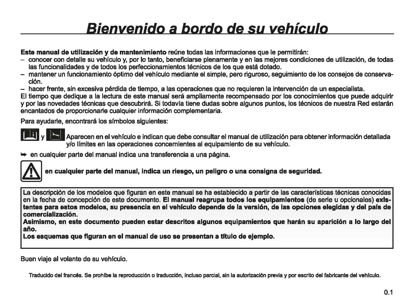 2022-2023 Renault Captur Owner's Manual | Spanish