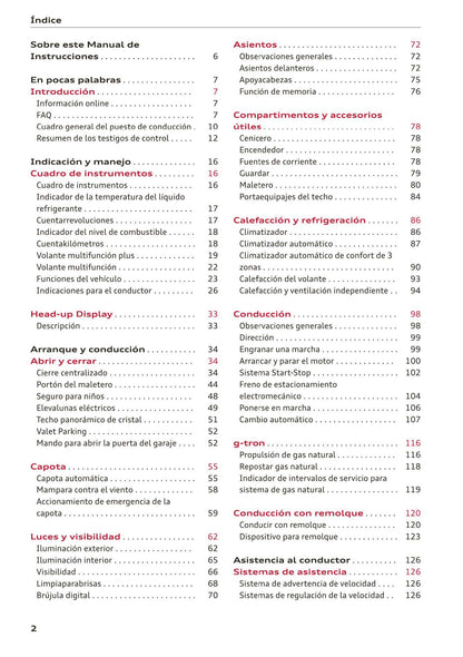 2017-2020 Audi A5 Bedienungsanleitung | Spanisch