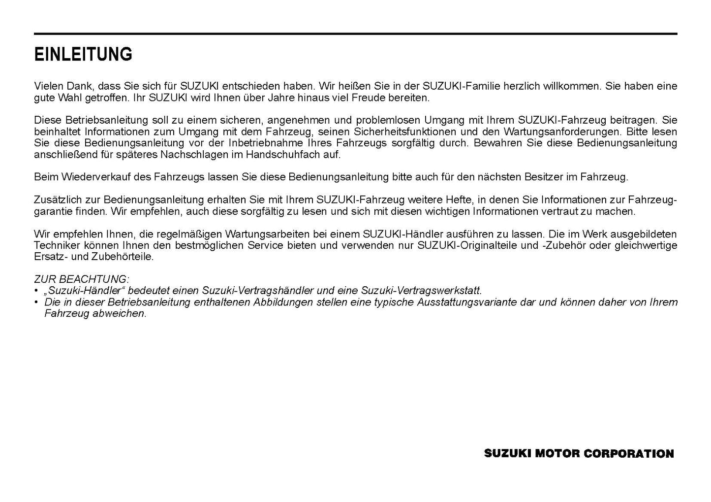 2016-2017 Suzuki Jimny Bedienungsanleitung | Deutsch