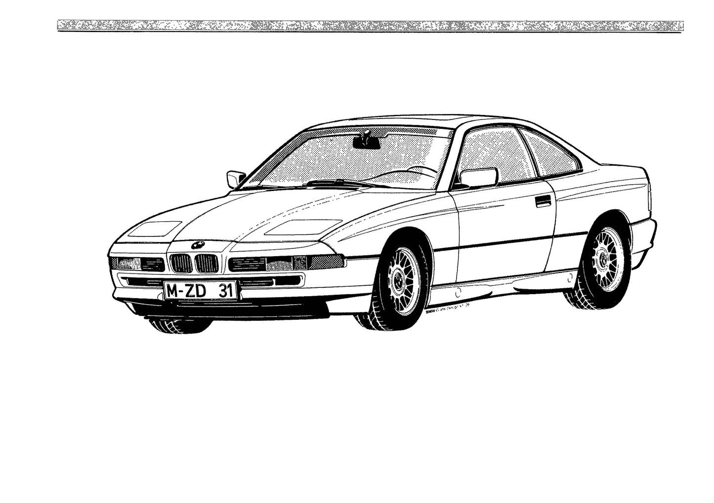 1991 BMW 8 Series Owner's Manual | English