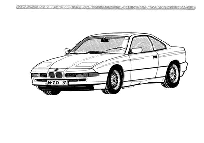1991 BMW 8 Series Owner's Manual | English