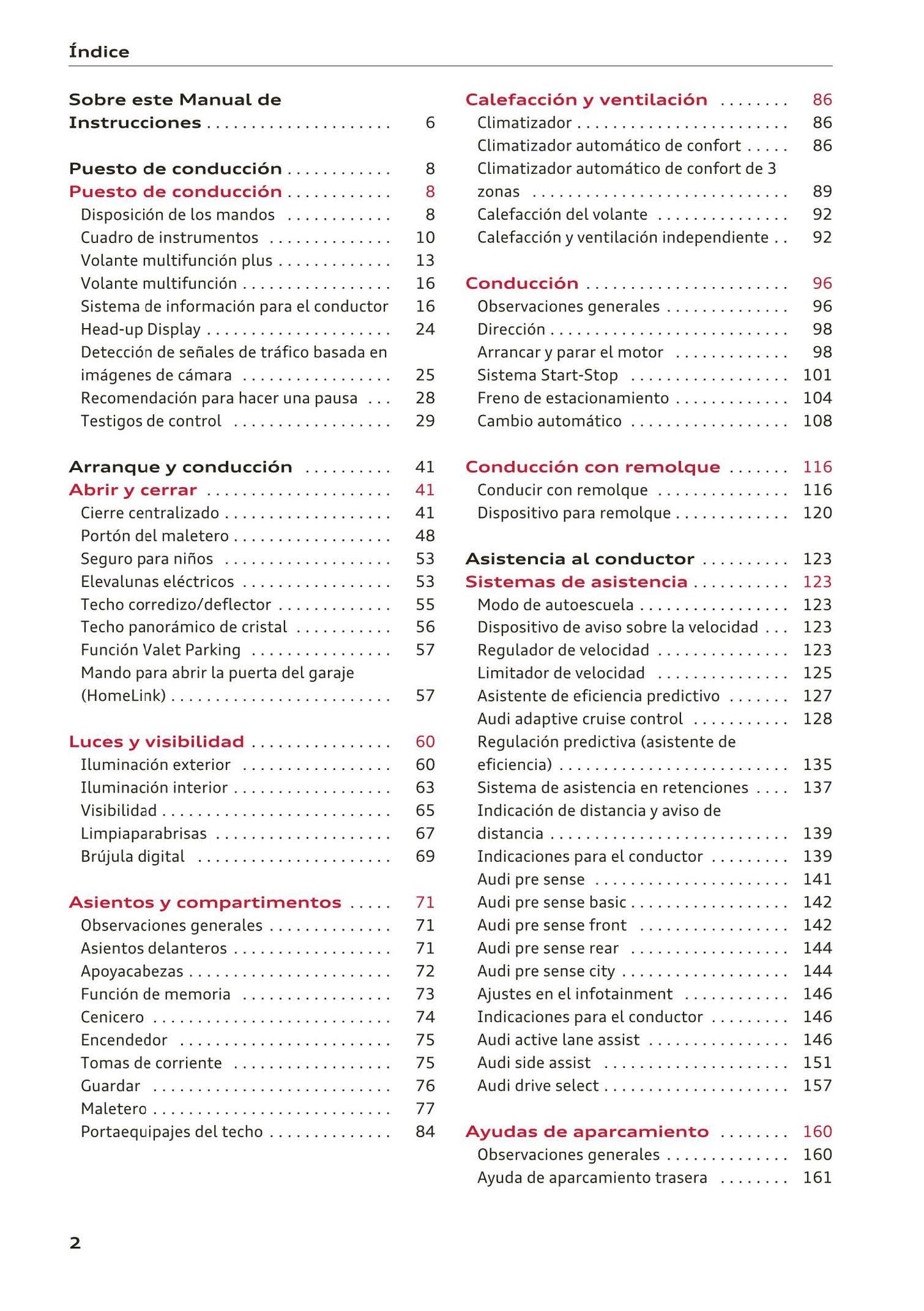 2015-2019 Audi A4 Manuel du propriétaire | Français