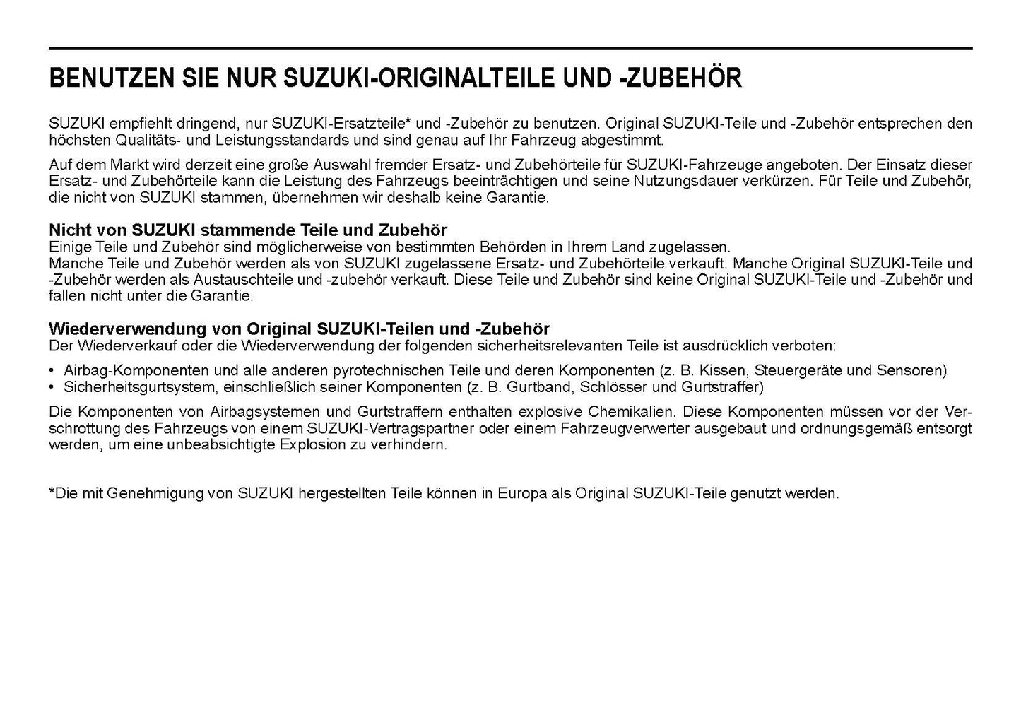 2016-2017 Suzuki Jimny Bedienungsanleitung | Deutsch