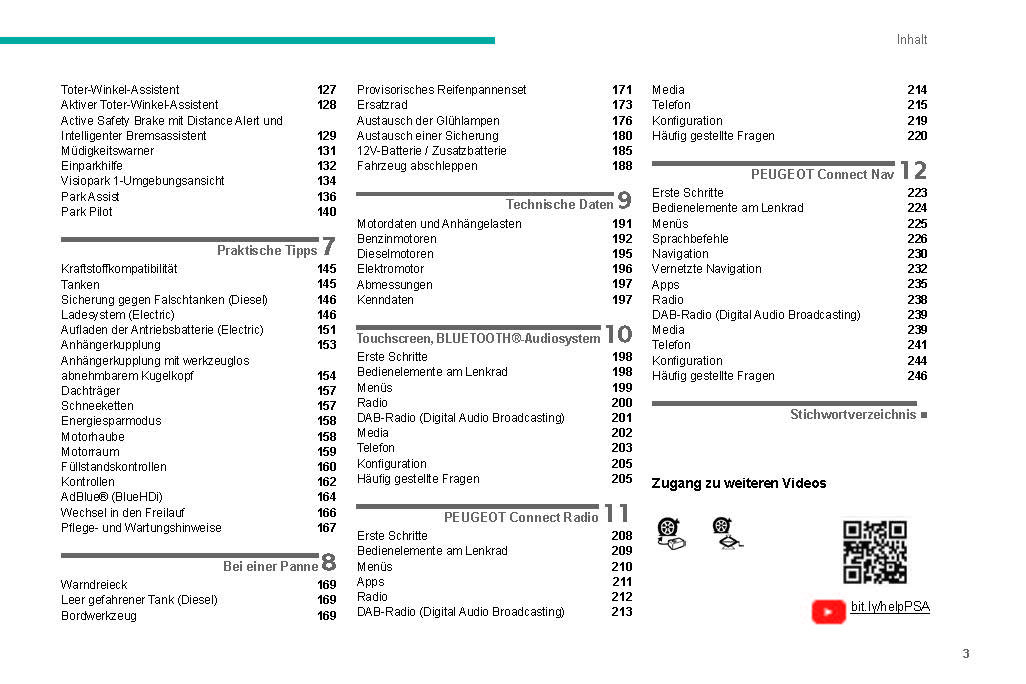 2019-2020 Peugeot 208/e-208 Owner's Manual | German